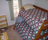 A picture of one of the bedrooms