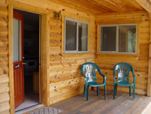 A picture of the front porch of one of our apartments