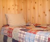 A picture of one of the bedrooms