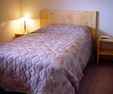 A picture of one of the bedrooms